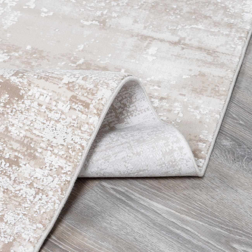 Belah Luxury Fringed Faux Silk Rug