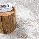 Belah Luxury Fringed Faux Silk Rug