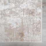 Belah Luxury Fringed Faux Silk Rug