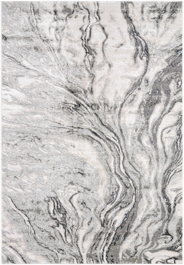 Brandi Gray Marble Area Rug