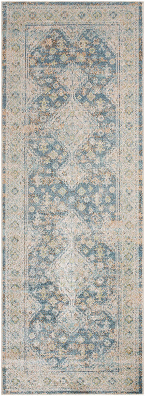 Bhavya Navy Washable Area Rug