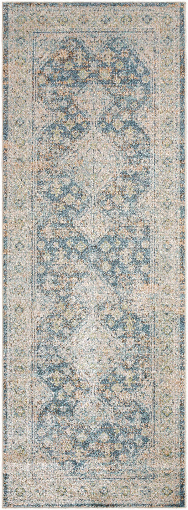 Bhavya Navy Washable Area Rug