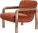 Brezolles Burnt Orange Accent Chair