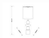 Barichara White Table Lamp