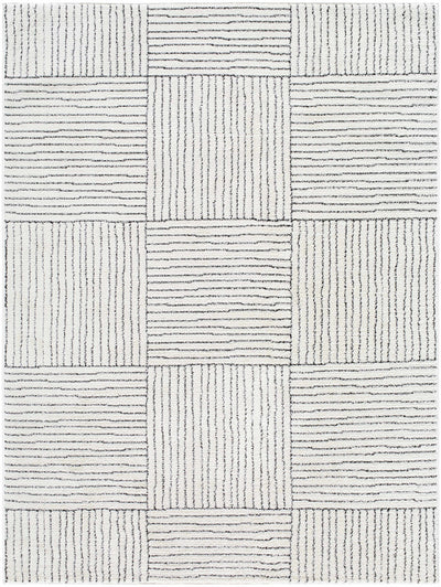 Basira Ivory & Black Area Rug