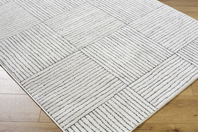 Basira Ivory & Black Area Rug