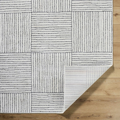 Basira Ivory & Black Area Rug