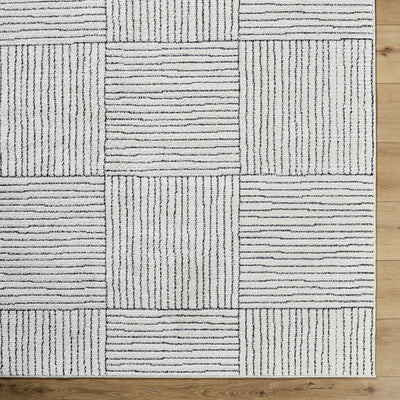 Basira Ivory & Black Area Rug