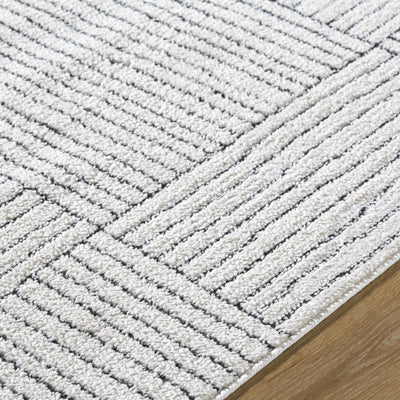 Basira Ivory & Black Area Rug