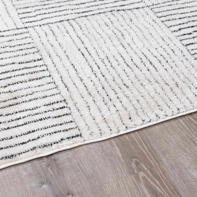 Galey Alix x Livabliss - Basira Ivory & Black Area Rug