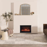 Modern Scandi High Pile Ivory/Black Architect I Area Rug