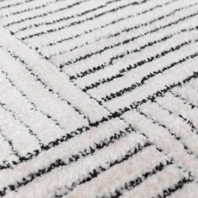 Galey Alix x Livabliss - Basira Ivory & Black Area Rug