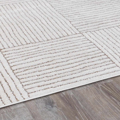 Galey Alix x Livabliss - Basira Ivory & Brown Area Rug