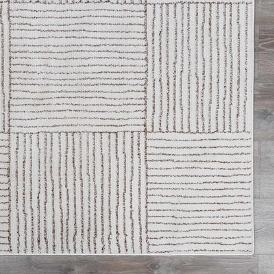 Galey Alix x Livabliss - Basira Ivory & Brown Area Rug