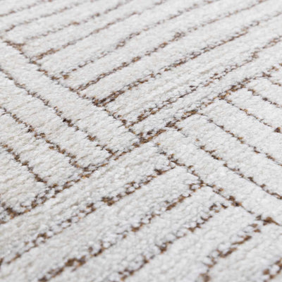 Galey Alix x Livabliss - Basira Ivory & Brown Area Rug