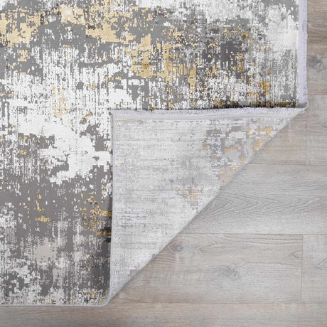 Bjorn Luxury Fringed Faux Silk Rug