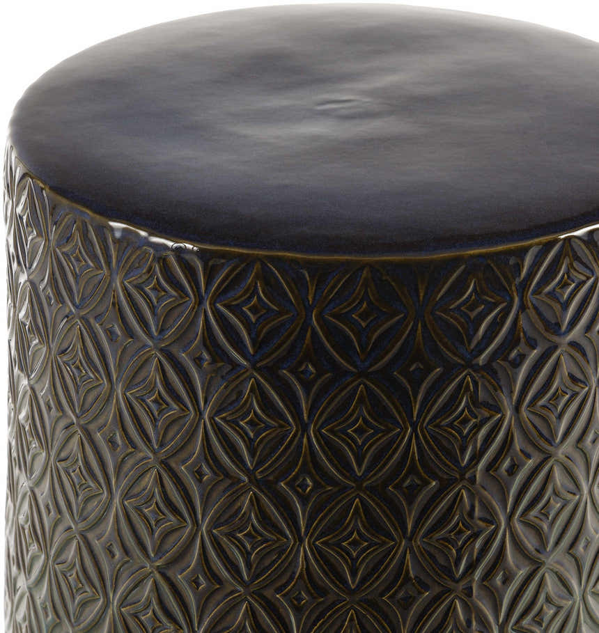 Bernstein Dark Red Outdoor End Table