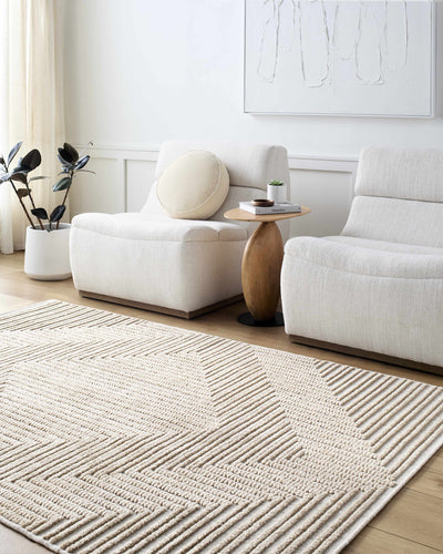 Briana Brown Washable Area Rug