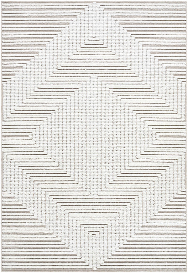 Briana Beige Washable Area Rug