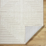 Briana Beige Washable Area Rug