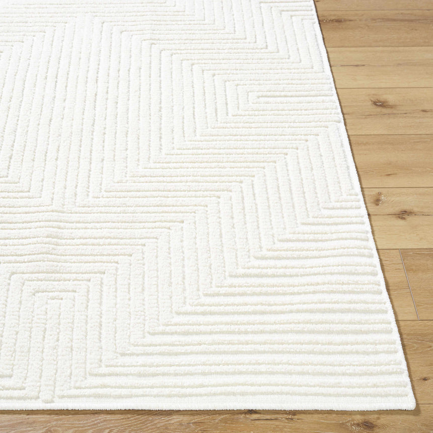 Briana Off-White Washable Area Rug