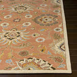 Made to Order Custom Size Conesus Hand Tufted Burnt Orange 1112 Area Rug