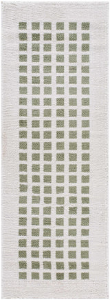 Baback Green Washable Area Rug