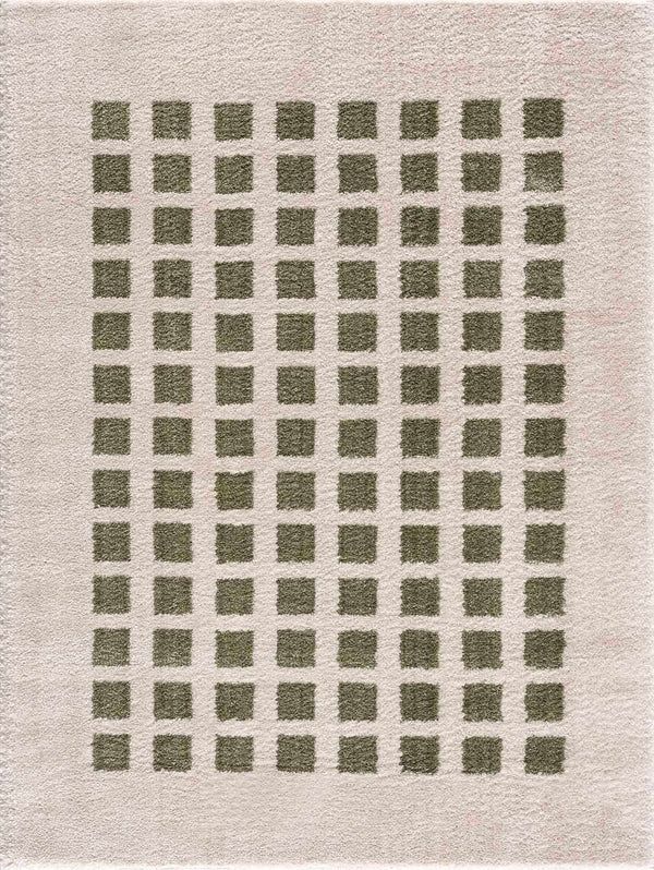 Baback Green Washable Area Rug