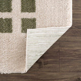 Baback Green Washable Area Rug