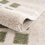 Baback Green Washable Area Rug