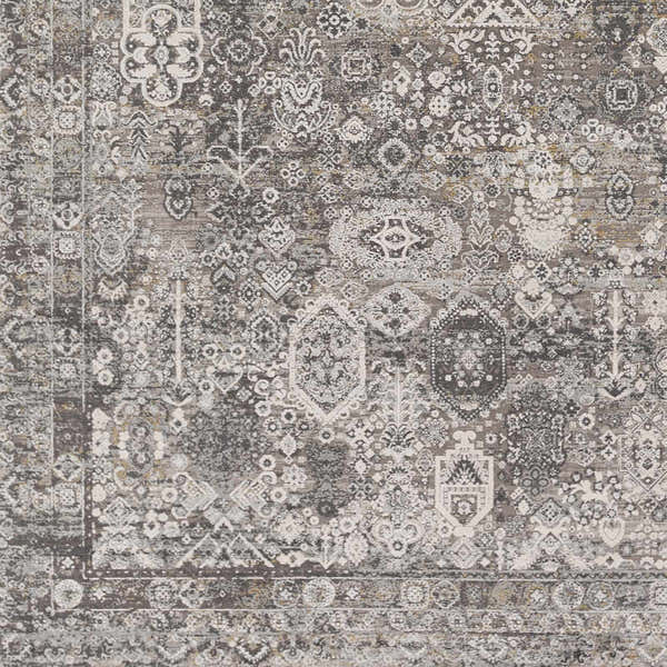 Sample Bellara Luxury Fringed Faux Silk Rug