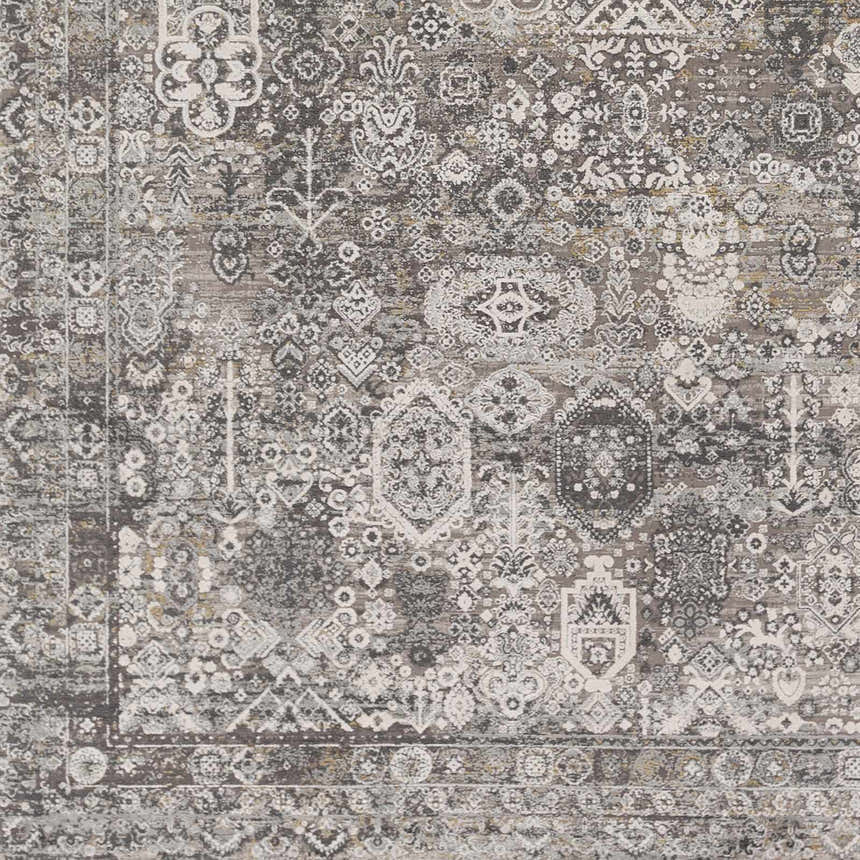 Sample Bellara Luxury Fringed Faux Silk Rug
