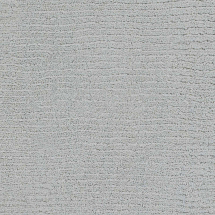 Sample Brockton Solid Light Gray Wool Rug