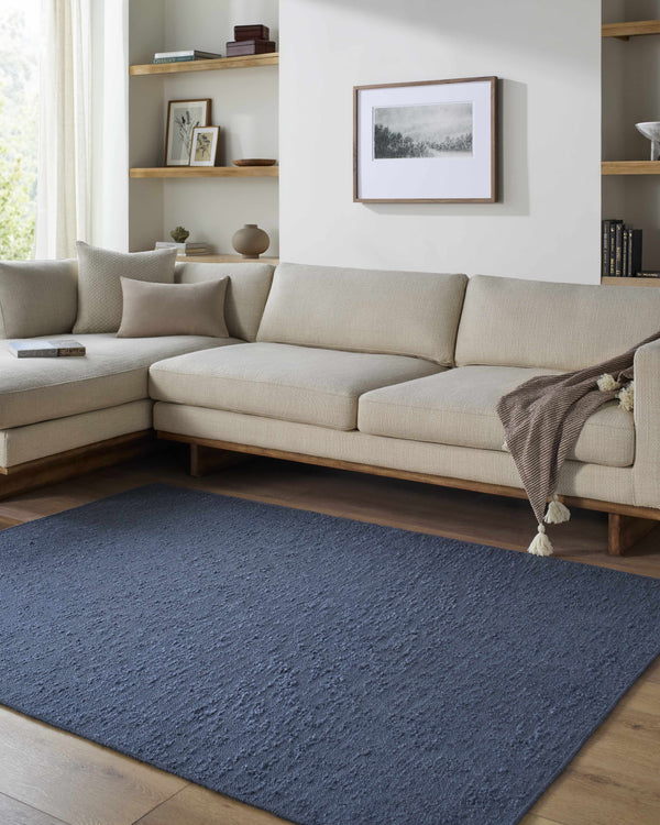 Breena Indigo Washable Area Rug