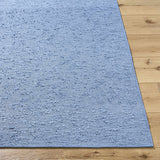 Breena Slate Blue Washable Area Rug