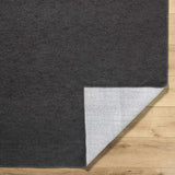 Breena Charcoal Washable Area Rug