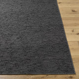 Breena Charcoal Washable Area Rug