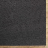 Breena Charcoal Washable Area Rug