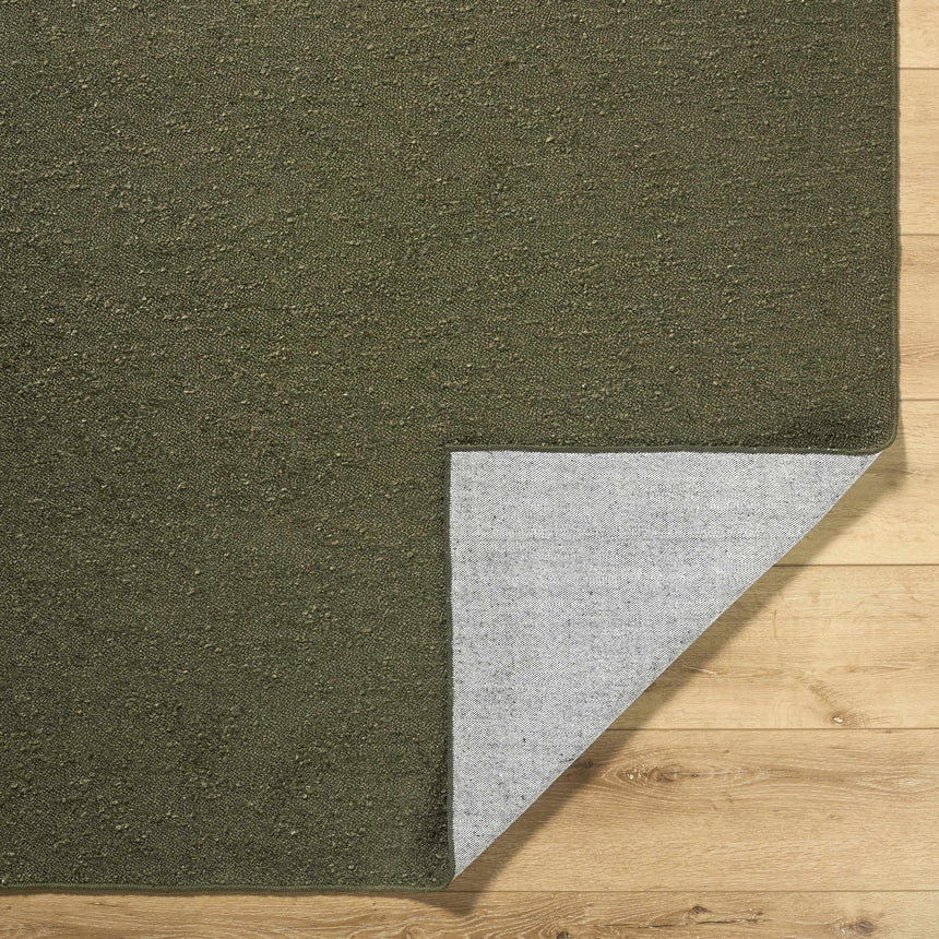 Breena Olive Washable Area Rug