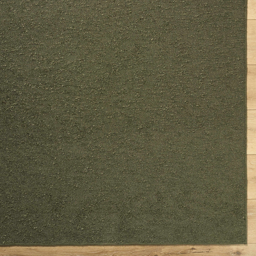 Breena Olive Washable Area Rug