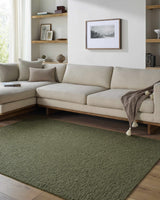 Breena Olive Washable Area Rug