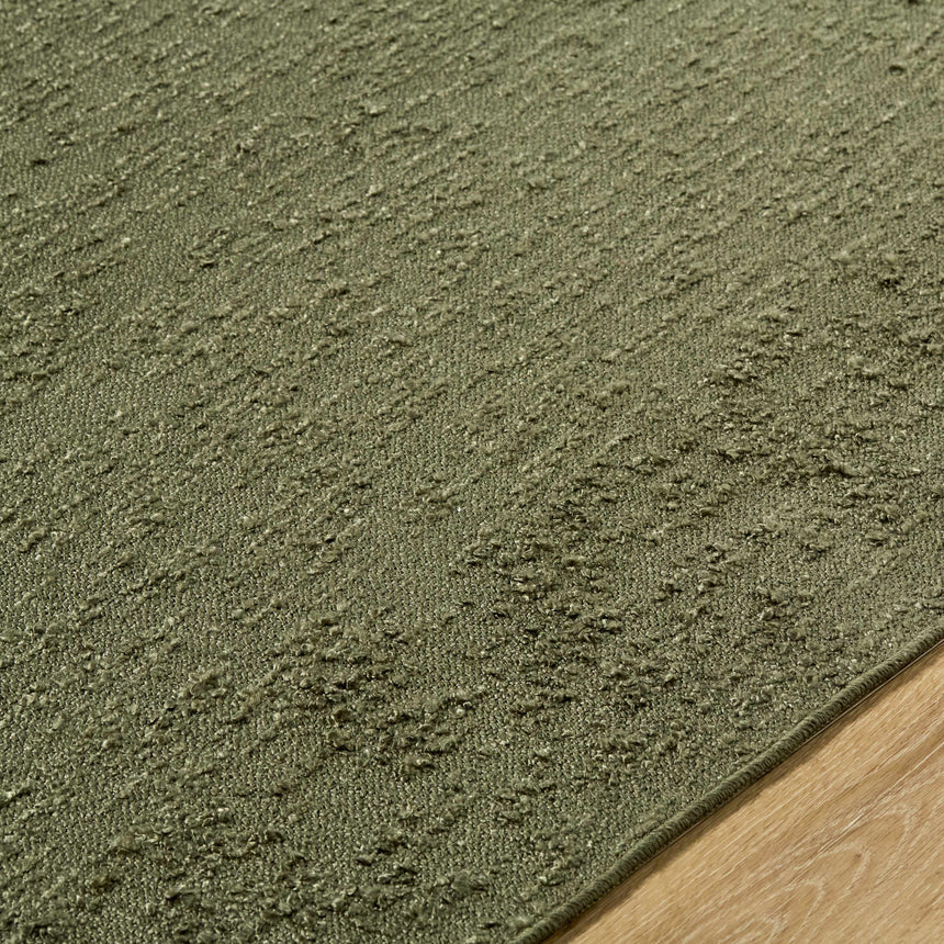 Breena Olive Washable Area Rug