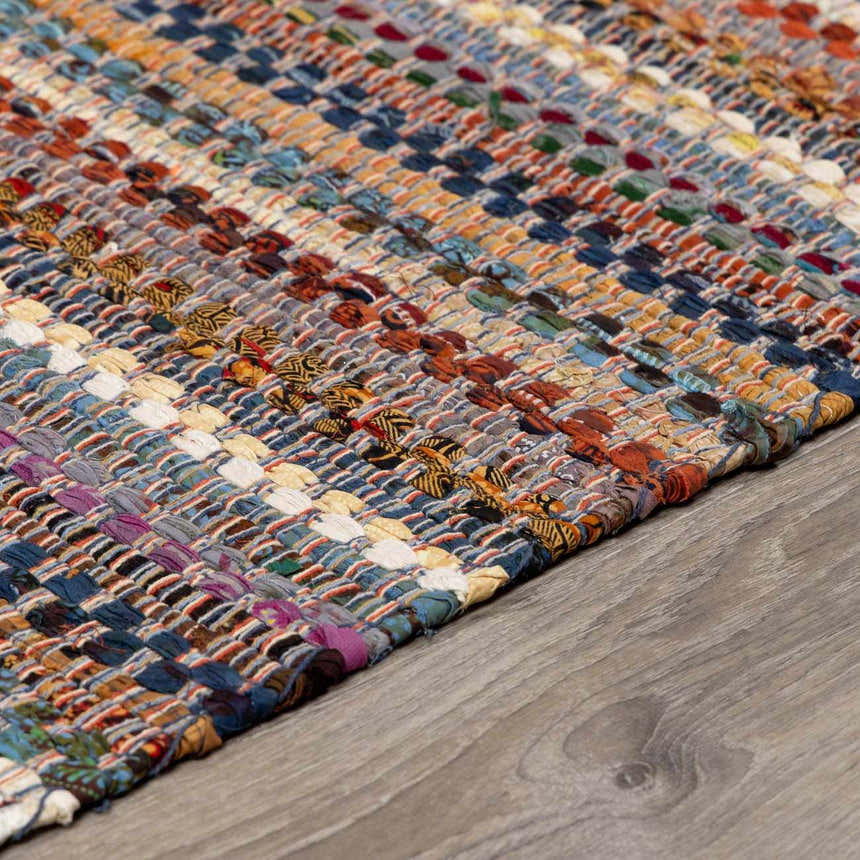 Made to Order Custom Size Brenda Indigo Area Rug