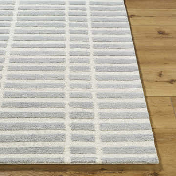 Made to Order Custom Size Bendek Medium Gray Area Rug