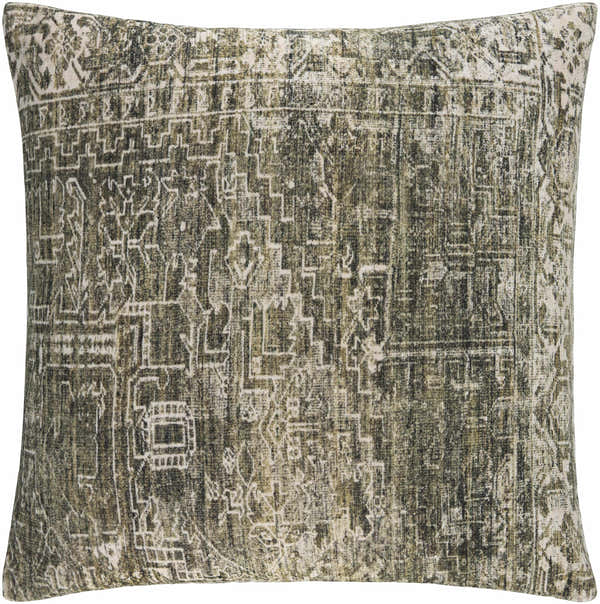 Brylee Olive Throw Pillow - Clearance