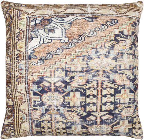 Rich Orange Traditional Accent Pillow for sofa bed or accent chair