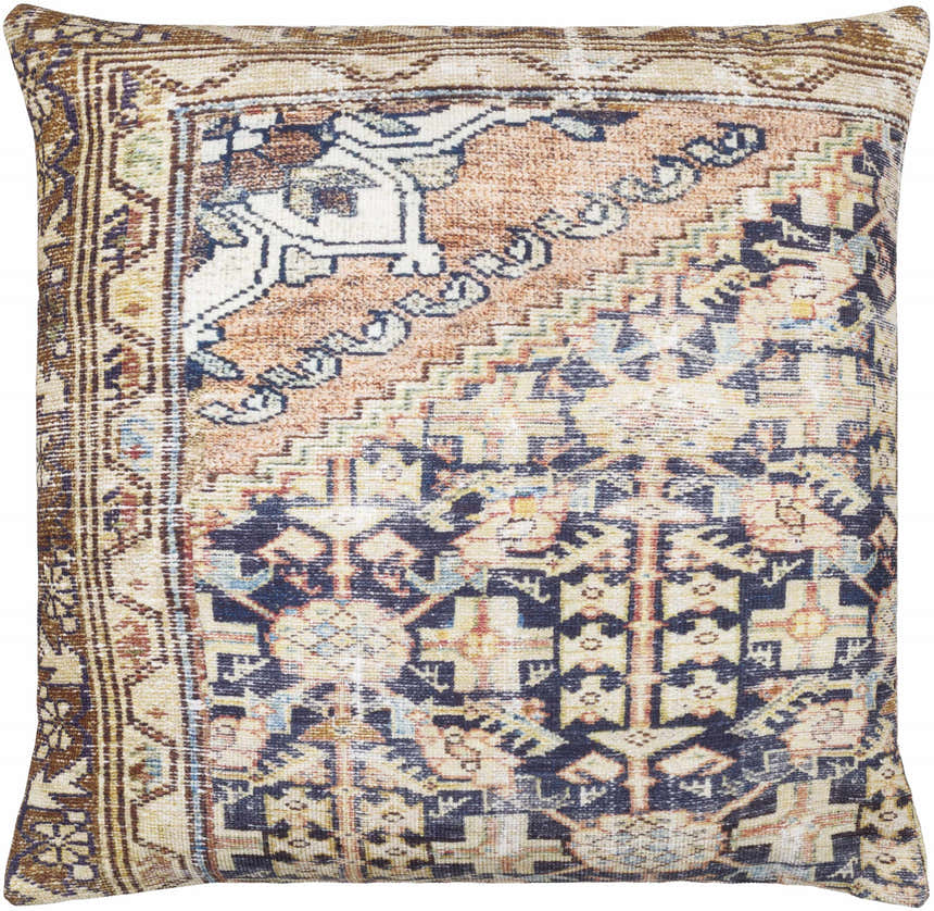 Rich Orange Traditional Accent Pillow for sofa bed or accent chair