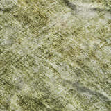 Close-up of Dalyn Luxury Boca BO9 Aloe Washable Area Rug showing its green, olive and aloe abstract pattern.