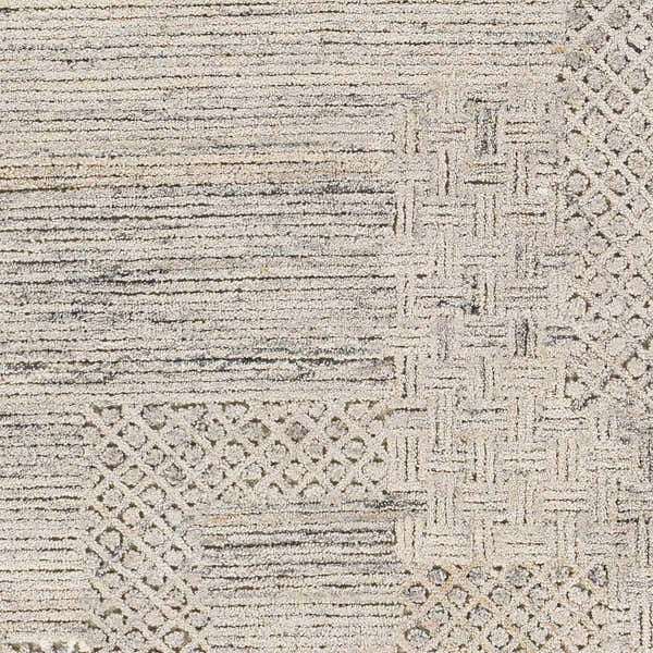 Sample Boxholm Beige Hand Tufted Wool-Blend Area Rug - Clearance