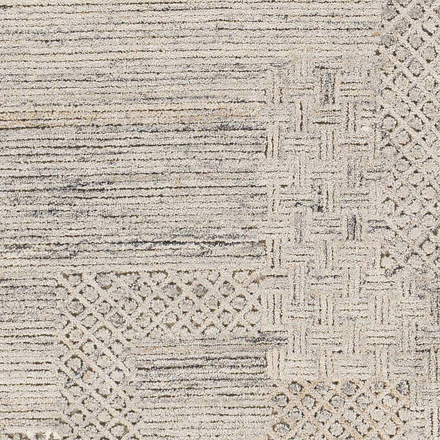 Sample Boxholm Beige Hand Tufted Wool-Blend Area Rug - Clearance